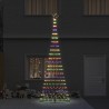 Arbre de Noël LED avec 455 LED Multicolore 399 cm Métal 511507511507