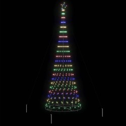 Arbre de Noël LED avec 455 LED Multicolore 399 cm Métal 511507511507