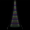 Arbre de Noël LED avec 455 LED Multicolore 399 cm Métal 511507511507