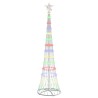 Arbre de Noël LED avec 290 LED Multicolore 250 cm Métal 511508511508