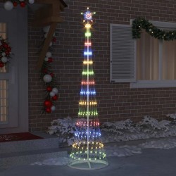 Arbre de Noël LED avec 290 LED Multicolore 250 cm Métal 511508511508