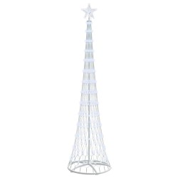 Arbre de Noël LED avec 290 LED Blanc froid 250 cm Métal 511509511509