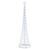 Arbre de Noël LED avec 290 LED Blanc froid 250 cm Métal 511509511509