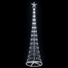Arbre de Noël LED avec 290 LED Blanc froid 250 cm Métal 511509511509
