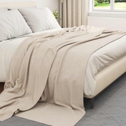 Couvertures à jeter 6 pcs Beige 270 x 240 cm Toison 511519511519