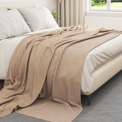 Couvertures à jeter 6 pcs Camel 240 x 220 cm Toison 511522511522