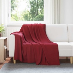 Jeté Rouge Bordeaux 200 x 150 cm Toison 511527511527