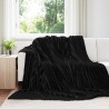 Couvertures à jeter 6 pcs Noir 270 x 240 cm Toison 511540511540