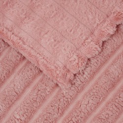 Couvertures à jeter 6 pcs Rose 270 x 240 cm Toison 511547511547