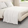 Couvertures à jeter 6 pcs Blanc 150 x 130 cm Toison 511552511552