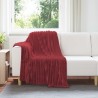Couvertures à jeter 6 pcs Rouge Bordeaux 150 x 130 cm Toison 511559511559
