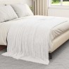 Couvertures à jeter 6 pcs Blanc 200 x 150 cm Toison 511562511562