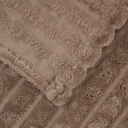 Jeté Camel 150 x 130 cm Toison 511563511563