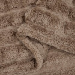 Jeté Camel 150 x 130 cm Toison 511563511563