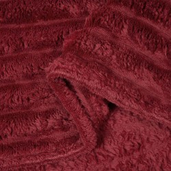 Jeté Rouge Bordeaux 270 x 240 cm Toison 511573511573