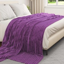Jeté Violet 240 x 220 cm Toison 511576511576