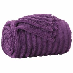 Couvertures à jeter 6 pcs Violet 240 x 220 cm Toison 511586511586