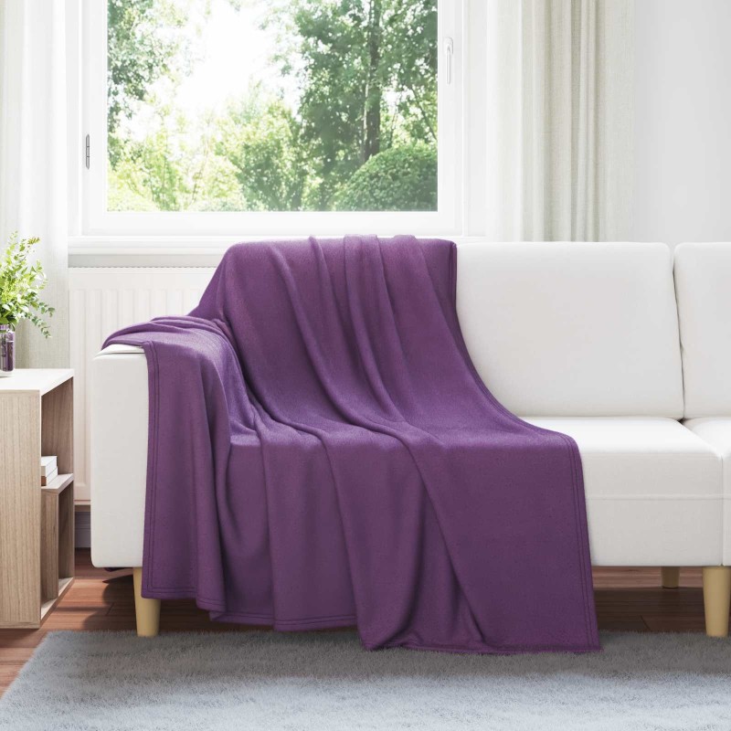 Couvertures à jeter 24 pcs Violet 200 x 150 cm Toison 511592511592