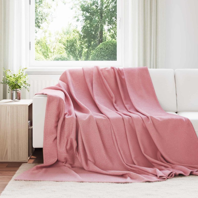 Couvertures à jeter 24 pcs Rose 270 x 240 cm Toison 511594511594