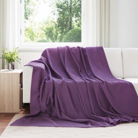 Couvertures à jeter 6 pcs Violet 240 x 220 cm Toison 511602511602