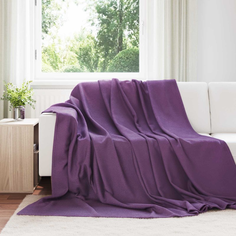 Couvertures à jeter 24 pcs Violet 240 x 220 cm Toison 511607511607
