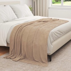 Jeté Camel 210 x 140 cm Toison 511615511615