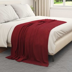 Couvertures à jeter 6 pcs Rouge Bordeaux 170 x 130 cm Toison 511637511637