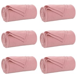 Couvertures à jeter 6 pcs Rose 240 x 220 cm Toison 511643511643