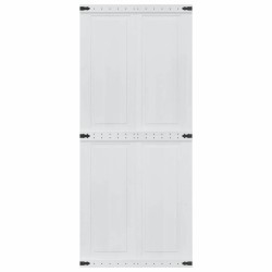 Porte Corona Blanc 90 x 210 cm Bois d'ingénierie 511646511646