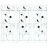 Clôture de jardin 3 pcs Vert 110 x 40 cm Acier 511647511647