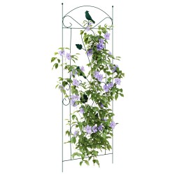 Clôture de jardin 3 pcs Vert 110 x 40 cm Acier 511647511647