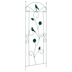 Clôture de jardin 3 pcs Vert 110 x 40 cm Acier 511647511647