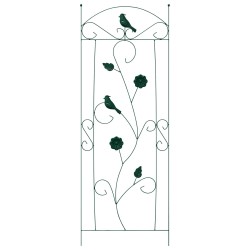 Clôture de jardin 3 pcs Vert 110 x 40 cm Acier 511647511647