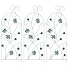 Clôture de jardin 3 pcs Vert 112 x 39,5 cm Acier 511648511648