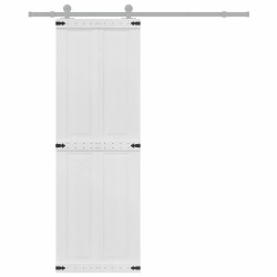 Porte Corona Blanc 70 x 210 cm Bois d'ingénierie 511650511650
