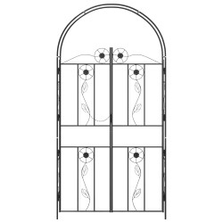 Arche de jardin Uni Noir 115 x 37 x 226 cm 511672511672