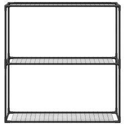 Support de plantes à 3 niveaux Noir 100 x 32 x 102 cm Acier 511675511675