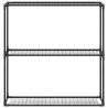 Support de plantes à 3 niveaux Noir 100 x 32 x 102 cm Acier 511675511675