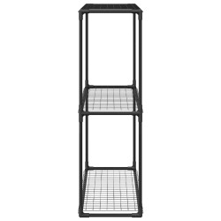 Support de plantes à 3 niveaux Noir 100 x 32 x 102 cm Acier 511675511675