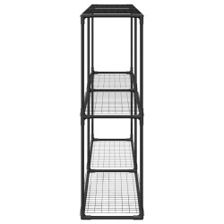 Support de plantes à 3 niveaux Noir 200 x 32 x 104 cm Acier 511676511676