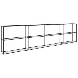 Support de plantes à 3 niveaux Noir 400 x 32 x 104 cm Acier 511678511678