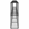 Support de plantes à 3 niveaux Noir 400 x 32 x 104 cm Acier 511678511678