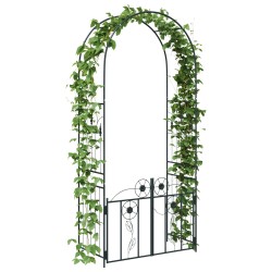 Arche de jardin avec verrouillage Noir 102 x 50 x 218 cm 511679511679