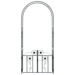 Arche de jardin avec verrouillage Noir 102 x 50 x 218 cm 511679511679