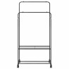 Porte-vêtements avec étagère avec roue Noir 80 x 53 x 156 cm 511685511685