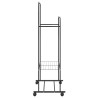 Porte-vêtements avec étagère avec roue Noir 80 x 53 x 156 cm 511685511685