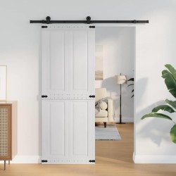 Porte Corona Blanc 80 x 210 cm Bois d'ingénierie 511691511691