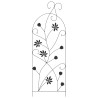 Clôture de jardin 3 pcs Noir 112 x 39,5 cm Acier 511693511693