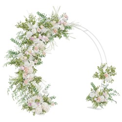 Arche de mariage Blanc 223 x 45 x 201 cm Acier 511694511694