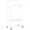 Porte-vêtements avec étagère avec roue Blanc 80 x 53 x 156 cm 511695511695